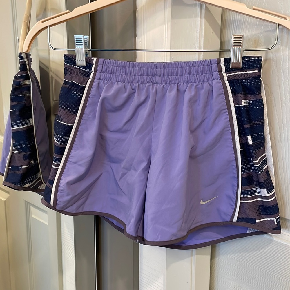 *Sold* NIKE Tempo Dry Fit Lined Running Shorts Purple XS *FREE*